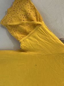 Yellow "Dreamer" T-Shirt with Tassels
