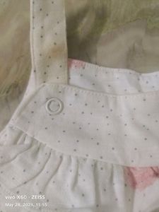 Baby Girl Dungaree Used Only For Photoshoot