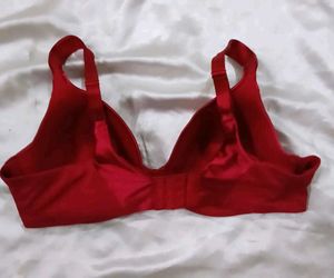 Vibrant Red Padded Bra