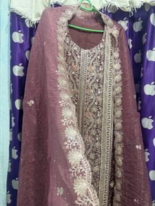 Embroidered Kurta with Dupatta