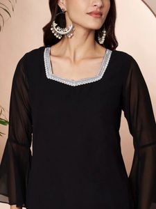 Y2k Elegant Black 90s Inspired Siyara Set