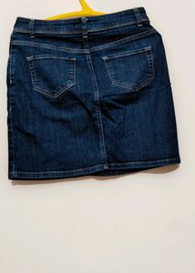 Denim Short Skirt