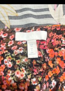 Floral Print Maxi Skirt
