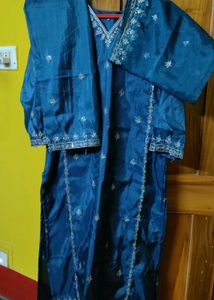 New Teal Kurta Set
