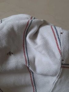 Lotto Striped Polo Shirt for men (Pre-loved)