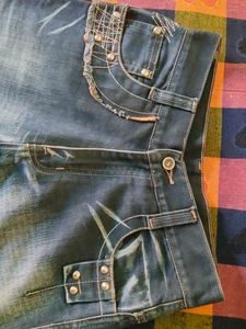 Unique Skeleton Print Jeans