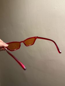 Red Cat Eye Sunglasses