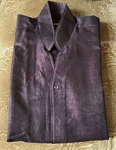 Summer Sale 🔥Elegant Deep Plum Silk Shirt
