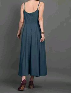 Teal Spaghetti Strap Dress