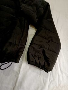Stylish Black Quilted Jacket