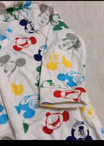 18-24 mnth Cute Mickey Mouse Baby Sleepsuit