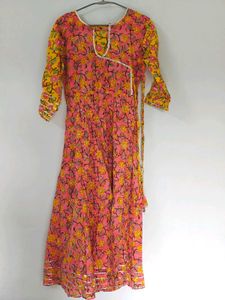 Floral Print A line
