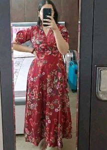 Floral Print maxi dress