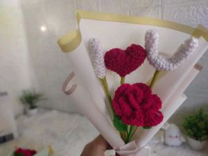 Handmade Crochet Flower Bouquet