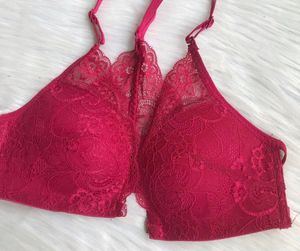 Hot Red Lace Bra