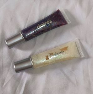 Claire's Hair Glitter Set: White And Purple (UAE)