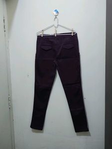 Cottifab Purple Trouser slim or taper fit pant