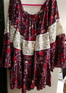 Floral Short dress/top