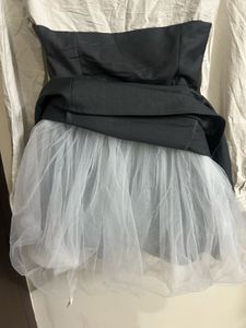 Chic Two-Tone Button-Down Dress