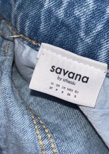 Wide Leg Light Wash Denim Jeans