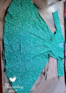 💚🩵 Embroidery Green Kurta
