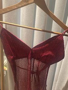 Sheer Lace sequins Camisole Top