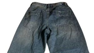 Vintage Medium Wash Straight Leg Jeans