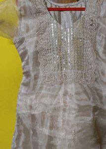 Elegant Sequined Kurta Set