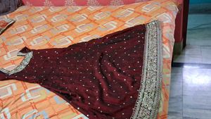 Maroon Polka Dot 3pcs set