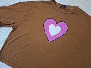 Crop Oversized Tshirt For Girls