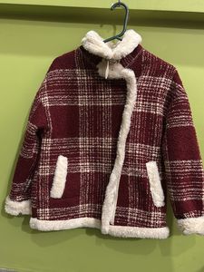 Cozy Plaid Sherpa Lined Jacket