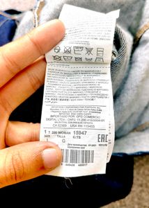 Mango Dark Wash Denim Shirt