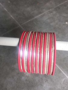 Red & Gold Bangles Set