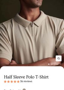 Beyours polo with zip