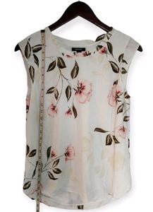 Floral Print Sleeveless Top