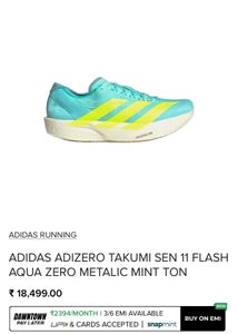 Running shoes adidas Adizero Takumi Sen 11