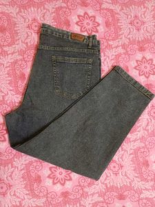 women's Washed Grey Denim Jeans