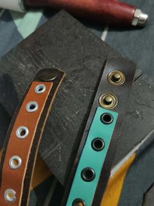 Leather Snap Bracelets
