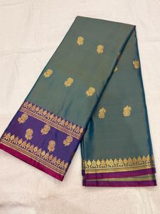 silk saree with zari weaves