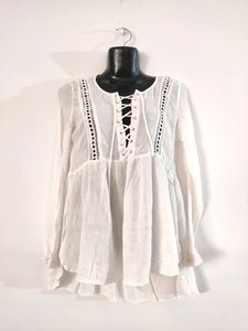 Glamorous White Casual Top ( Women)