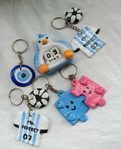 Cute Handmade Keychains With Calendar Combo