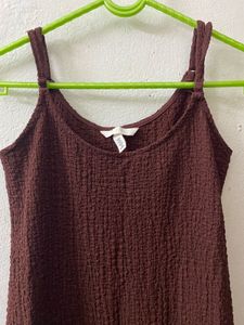 Women's Textured Slip Dress