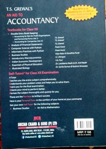 T.S. Grewal's Accountancy Textbook for Class XII