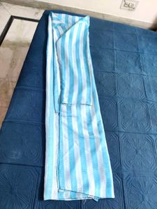 Men's Sky Blue Striped Kurta