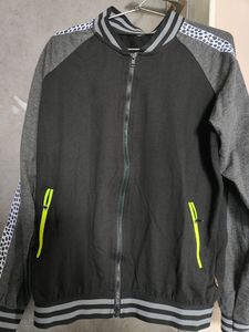 Hubberlhom Color lock Zip Front Sweatshirt