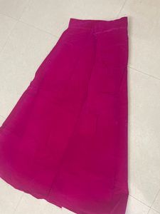 Velvet Ethnic Plain Skirt