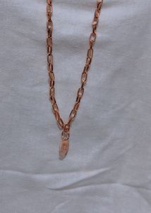 Rose Gold Tone Neck Chains With Pendant