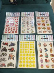 6pack  Stickers Sheet
