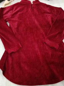 Red Velvet High-Low Top