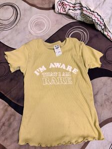 Yellow Graphic T-Shirt